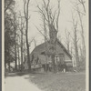 Christ Episcopal Church. North side East Main Street, opp. Pearl Street. 18th century tombstones in front. (Detailed history on back of photo.) Oyster Bay, Oyster Bay