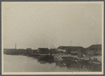 View of Coney Island Creek. Looking northwest from Harway Ave. Bridge (West 17th Street).  Coney Island, Gravesend [Brooklyn]