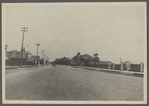 View of Sea Girt Ave., looking east. Tackapausha Hotel on left, Ostend Hotel on right: David Roach (1891). Far Rockaway, Rockaway [Queens]