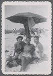 Jean with couple at beach