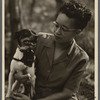 Jean Blackwell Hutson with dog