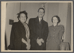 Jean Blackwell Hutson with two adults