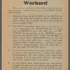 “Attention! Migratory Farm Workers” Educational Bulletin 