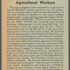 “Attention! Migratory Farm Workers” Educational Bulletin