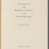 The untimeliness of the Walt Whitman Exhibition of the New York Public Library