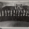 Photograph of formal dress of the Improved Benevolent and Protective
Order of Elks of the World, 1945