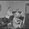 The Girl Who Came to Supper, original Off-Broadway production, rehearsal