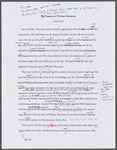 Typescript draft, "The Pleasures of Whiskey Mountain" (Brokeback Mountain)