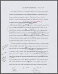 Typescript draft, "Ennis Del Mar and Jack Twist on Whiskey Mountain" (Brokeback Mountain)
