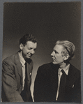 Photograph of Wystan Hugh Auden and Benjamin Britten