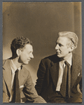 Photograph of Wystan Hugh Auden and Benjamin Britten