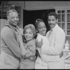 Paul Winfield, Ruby Dee, Denzel Washington, and Marsha Jackson in the stage production Checkmates