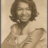 Joan sitting for studio portrait