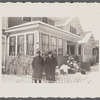 Older couple in snow