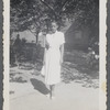 Woman in white dress