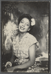 Woman with flower in hair