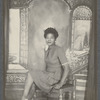 Woman with white corsage