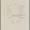 Cast list for "Sing, Man, Sing"