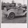 Some of the younger Osceola migratory camp members who have come to the post office in Belle Glade, Florida, for their mail