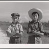 Cajun children on Terrebonne Project, Schriever, Louisiana