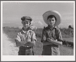Cajun children on Terrebonne Project, Schriever, Louisiana