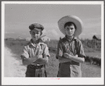 Cajun children on Terrebonne Project, Schriever, Louisiana