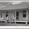 Nurse making a home visit to see one of the project families. Terrebonne Project, Schriever, Louisiana