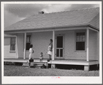 Nurse making a home visit to see one of the project families. Terrebonne Project, Schriever, Louisiana