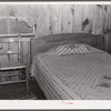 Interior of one of the labor houses at Okeechobee migratory labor camp. Belle Glade, Florida