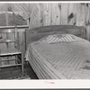 Interior of one of the labor houses at Okeechobee migratory labor camp. Belle Glade, Florida