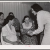 Project nurse giving instructions and demonstrations during prenatal clinic. Terrebonne Project, Schriever, Louisiana