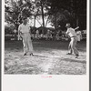 Baseball game on Saturday afternoon. Terrebonne Project, Schriever, Louisiana