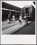 Passengers leaving station in northwestern Florida