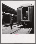 Passengers leaving station in northwestern Florida