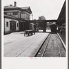 Afternoon in railroad station in northwestern Florida