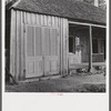 Melrose, Natchitoches Parish, Louisiana. Old home with mud walls built by mulattoes, now a part of the John Henry cotton plantation. It was built in 1824 by Augustin Metoyier and sold to J.H. Henry in 1833. Originally it was the Yucca Plantation and later
