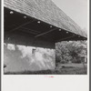 Melrose, Natchitoches Parish, Louisiana. "African" house, probably storeroom, smokehouse, or jail when built by mulattoes, now part of John Henry cotton plantation, originally the Yucca Plantation (from Spanish). See general caption.