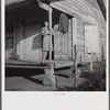 [Multiracial] home on Melrose cotton plantation owned by John Henry. Melrose, Louisiana