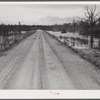 Melrose, Natchitoches Parish, Louisiana. Road leading to Black Lake, excellent fishing area