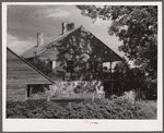 Melrose, Natchitoches Parish, Louisiana. Old home in cotton plantation area originally built and owned and still occupied (rented) by [multiracial] family