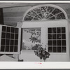 Melrose, Natchitoches Parish, Louisiana. Window in house built by [multiracial people] on John Henry Plantation