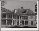 Melrose, Natchitoches Parish, Louisiana. Main house on the John Henry cotton plantation which was built by [multiracial] Augustin Metoyier, for his son Louis, and sold to J.H. Henry (see general caption)