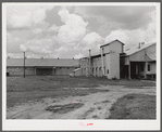 Gin and seed storage house. Hopson cotton plantation. Clarksdale, Mississippi Delta. Mississippi