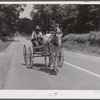 Returning home from town on Saturday afternoon in buggy. Near Port Gibson, Mississippi