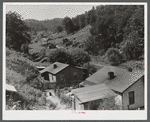 Abandoned mining town in mountain section near Chavies, Kentucky.