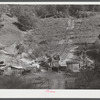 Mountaineers "raise" coal in their own backyard for home use. Up Squabble Creek, near Buckhorn, Kentucky.