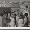 One-room schoolhouse showing overcrowded conditions and need for repairs and equipment. Breathitt County, Kentucky.