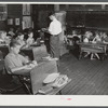 One-room schoolhouse showing overcrowded conditions and the need for repairs and equipment. Breathitt County, Kentucky.