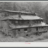 Hotel built for jobless friends by mountain man near Hindman, Kentucky.