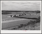 General view of valley farm land between Louisville and Bardstown, Kentucky.